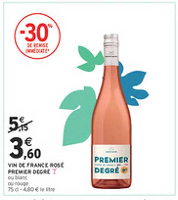 VIN DE FRANCE ROSÉ PREMIER DEGRÉ