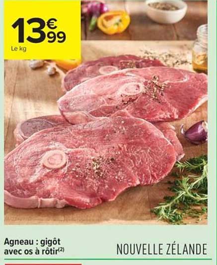 Agneau : gigot avec os à rôtir