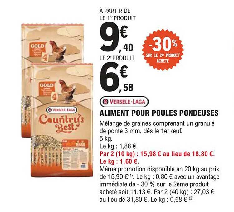 ALIMENT POUR POULES PONDEUSES