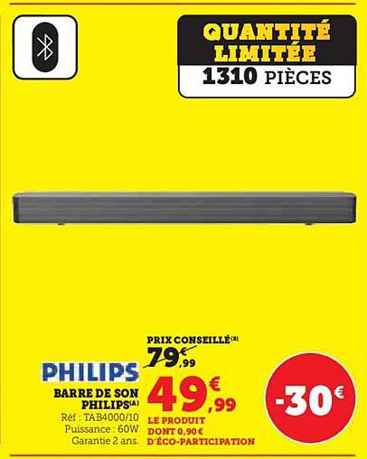 BARRE DE SON PHILIPS