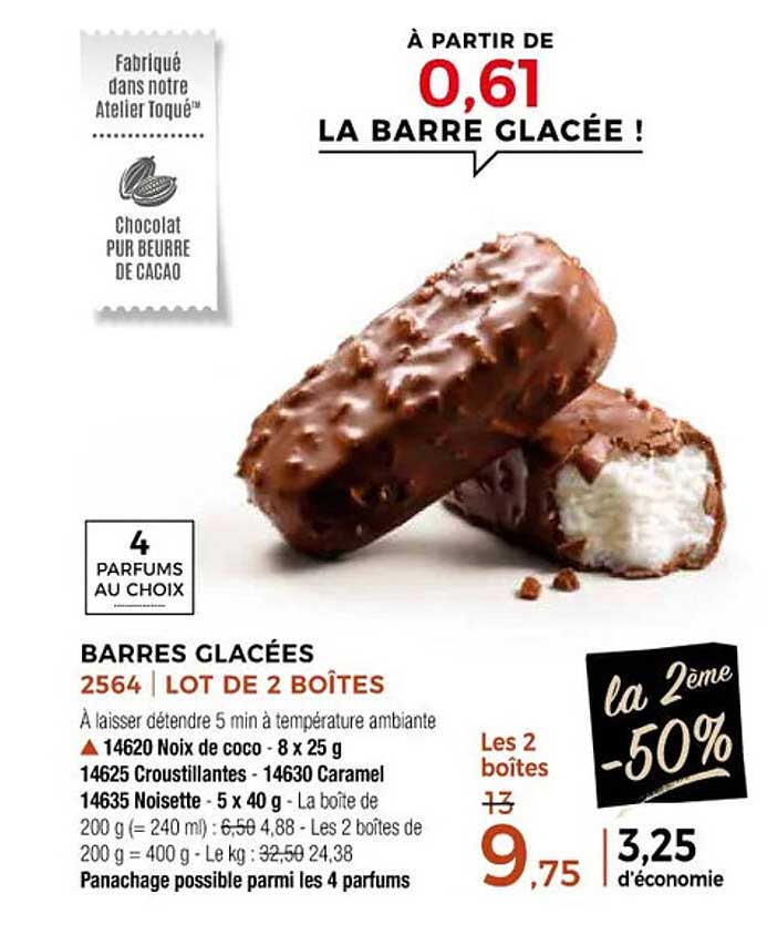 BARRES GLACÉES 2564 | LOT DE 2 BOÎTES