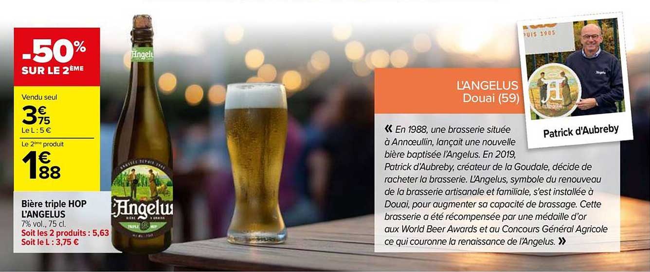 Bière triple HOP L'ANGELUS