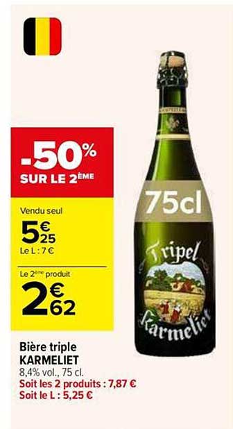 Bière triple KARMELIET
