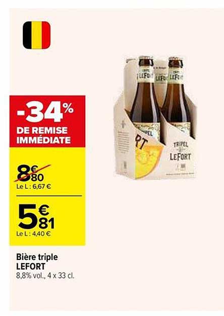 Bière triple LEFORT