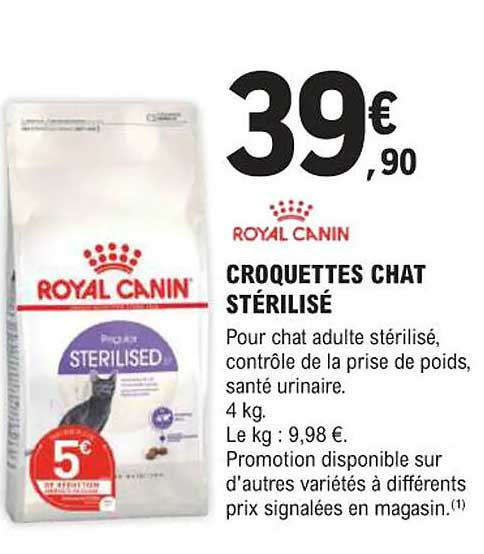 CROQUETTES CHAT STÉRILISÉ