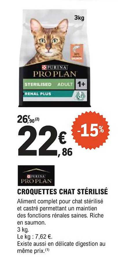 CROQUETTES CHAT STÉRILISÉ