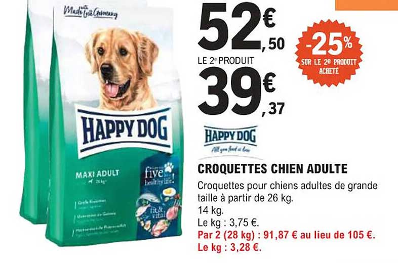 CROQUETTES CHIEN ADULTE