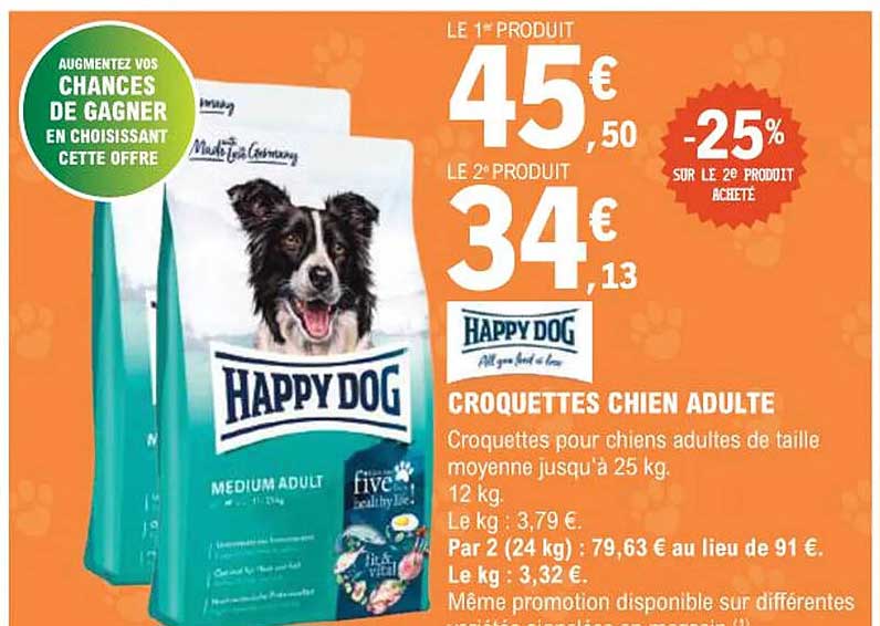 CROQUETTES CHIEN ADULTE