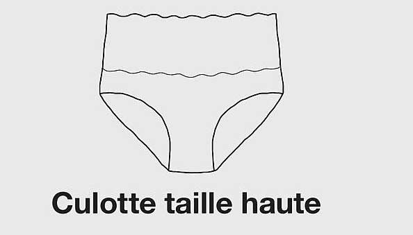 Culotte taille haute