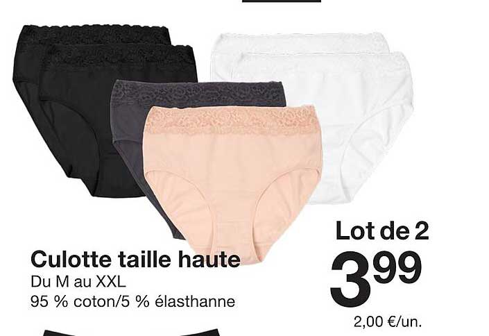 Culotte taille haute