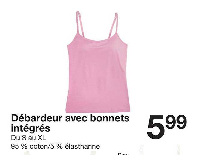 Débardeur avec bonnets intégrés