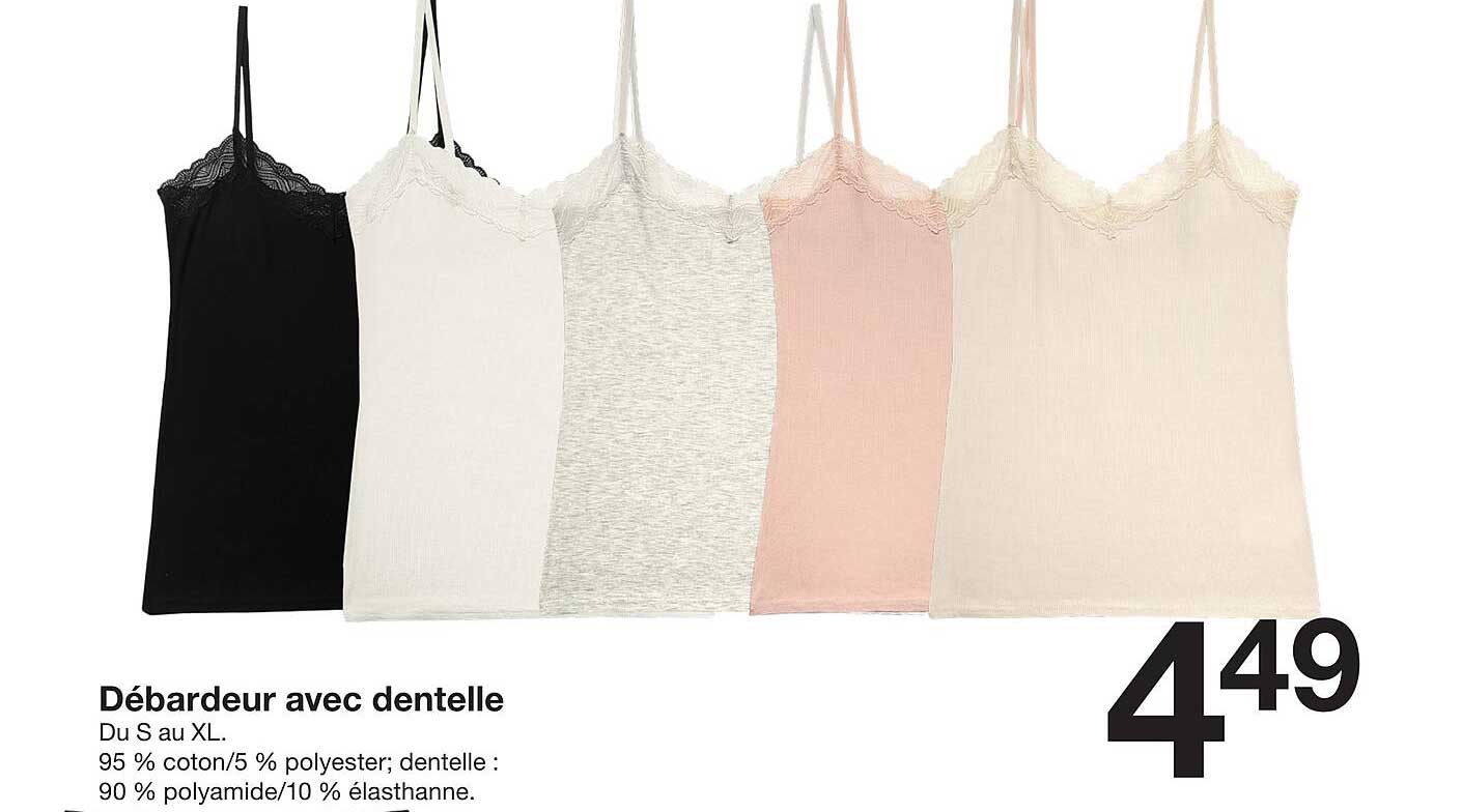 Débardeur avec dentelle