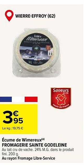 Écume de Wimereux - FROMAGERIE SAINTE GODELEINE