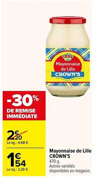 Mayonnaise de Lille CROWN'S