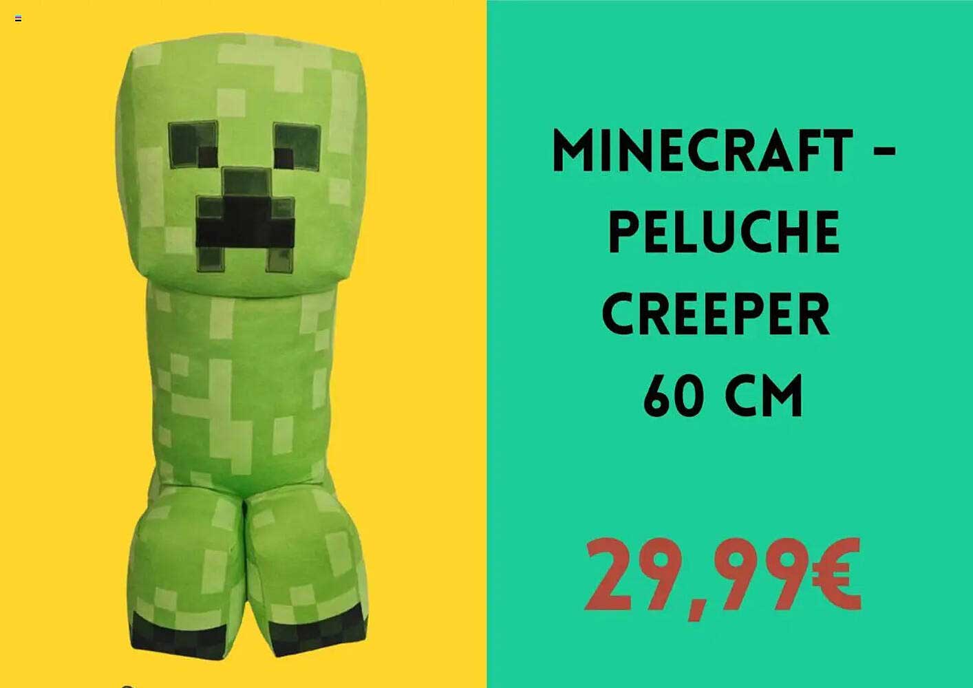 MINECRAFT - PELUCHE CREEPER 60 CM