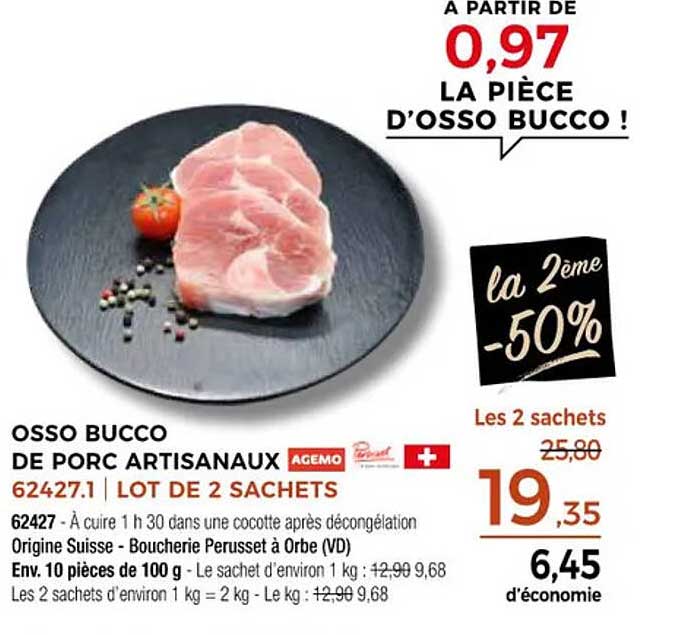 OSSOBUCO DE PORC ARTISANAL