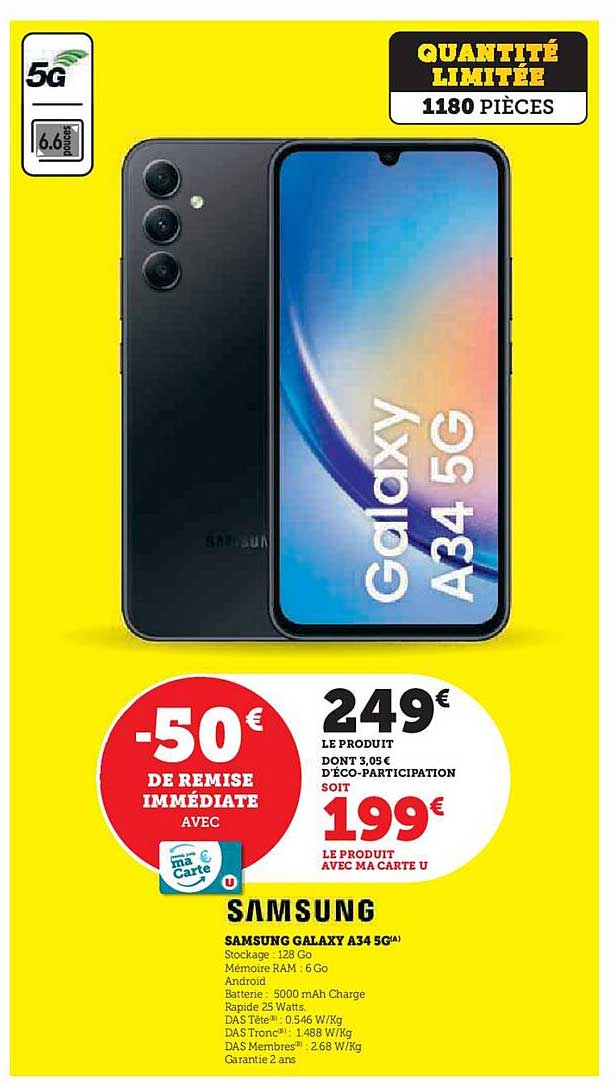 SAMSUNG GALAXY A34 5G