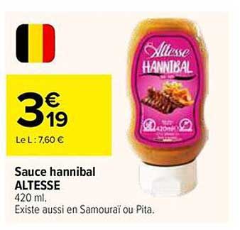 Sauce hannibal ALTESSE