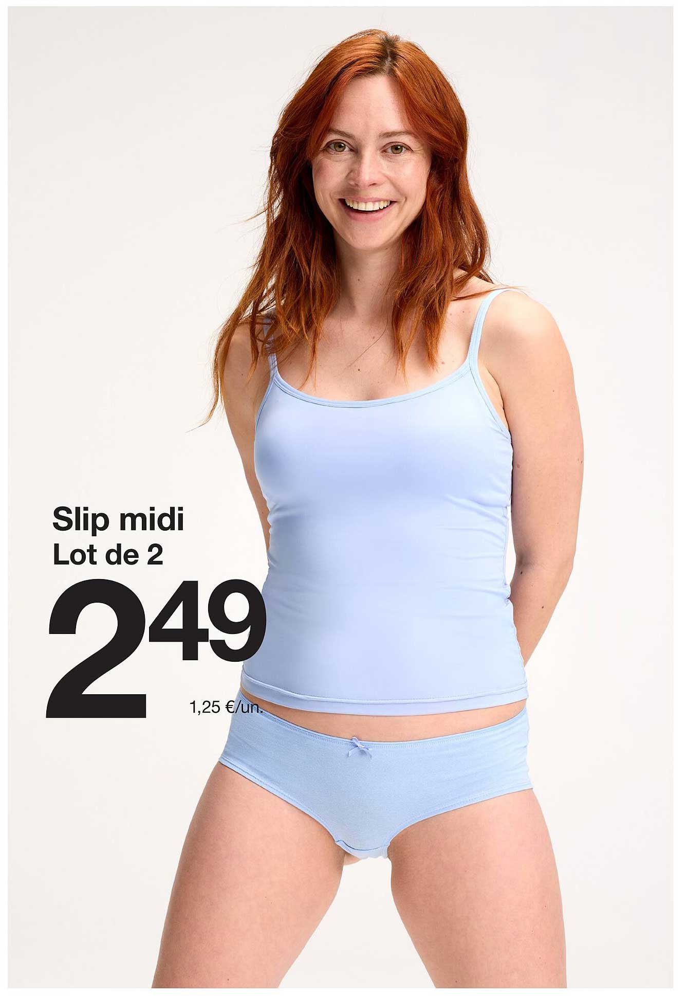 Slip midi Lot de 2