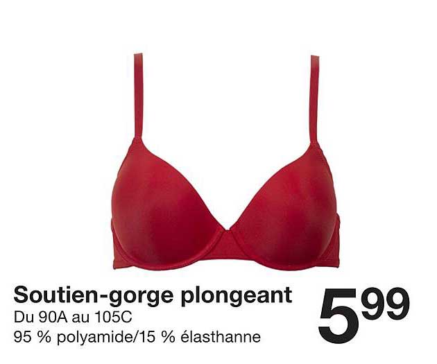 Soutien-gorge plongeant