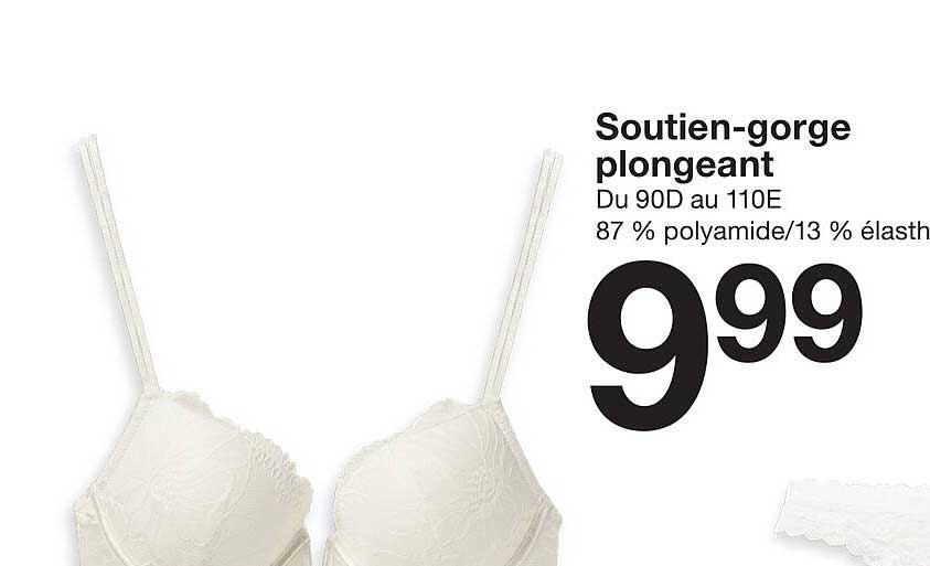 Soutien-gorge plongeant