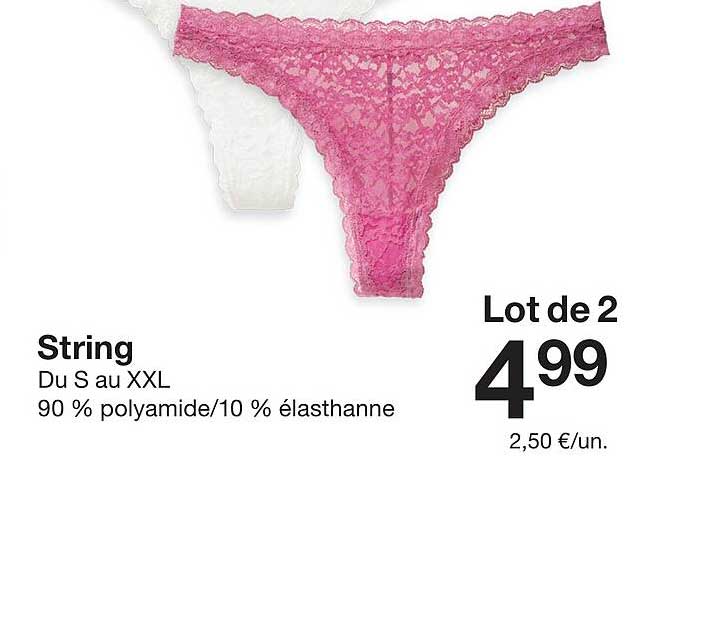 String Lot de 2