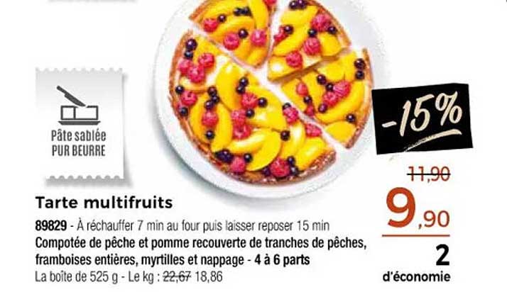 Tarte multifruits