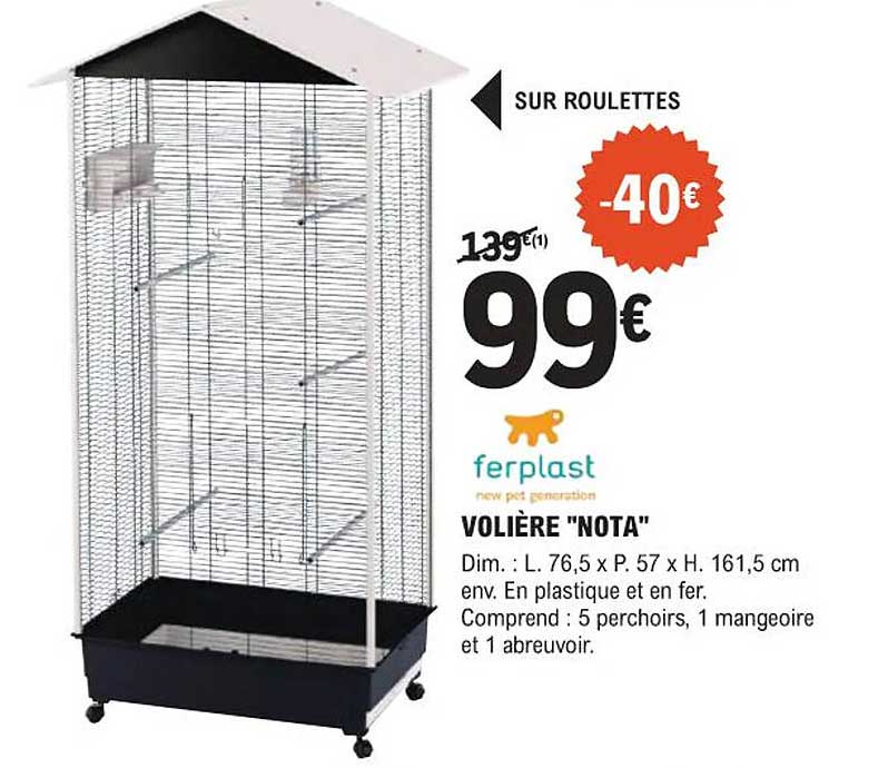 VOLIÈRE "NOTA"
