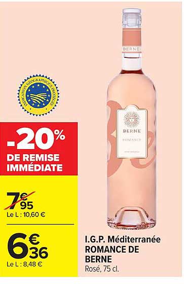 -20% DE REMISE IMMÉDIATE