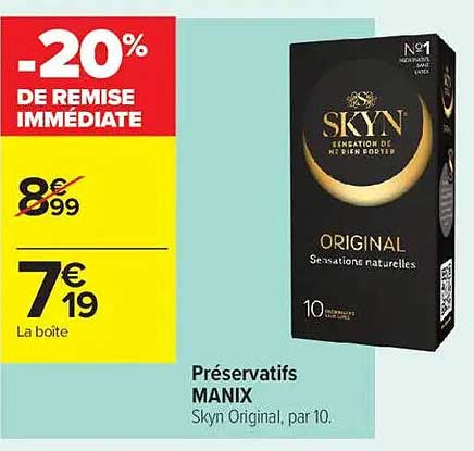 -20% DE REMISE IMMÉDIATE