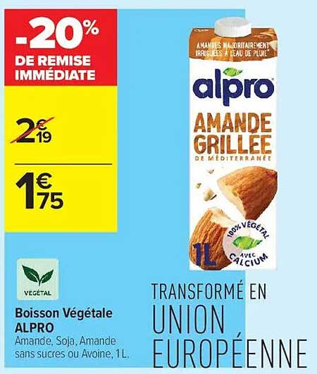 -20% DE REMISE IMMÉDIATE