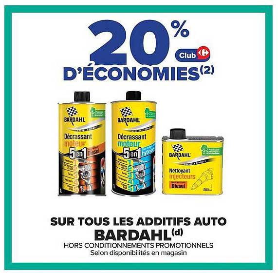 20% d'économies(2) Club Carrefour