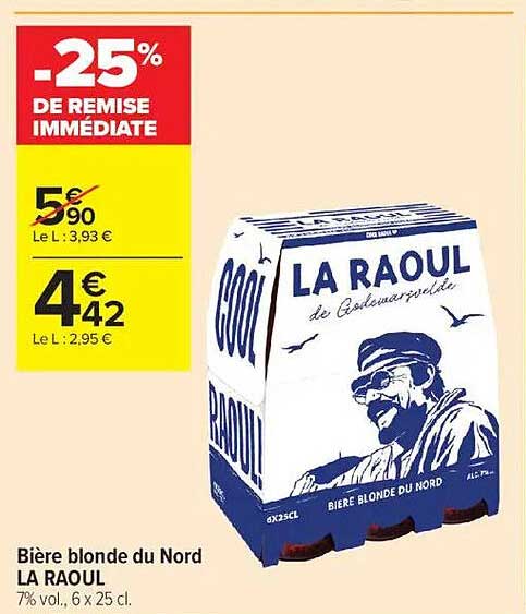 -25% DE REMISE IMMÉDIATE