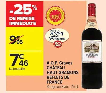-25% DE REMISE IMMÉDIATE