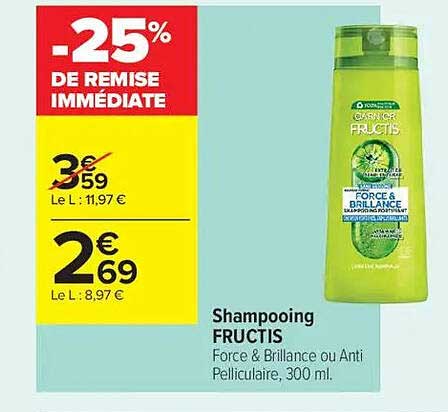 -25% DE REMISE IMMÉDIATE