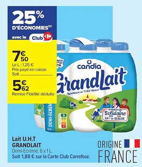 25% D’ÉCONOMIES avec le Club Carrefour