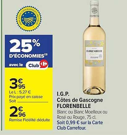 25% D’ÉCONOMIES(2) avec le Club