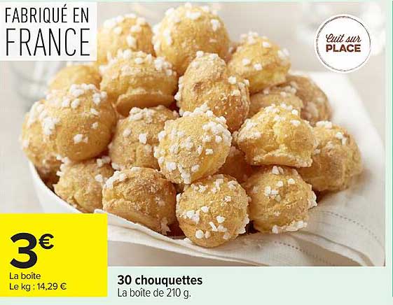30 chouquettes