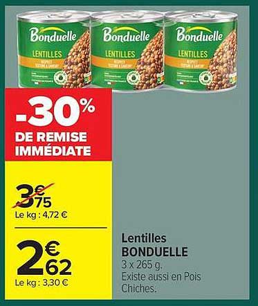 -30% DE REMISE IMMÉDIATE