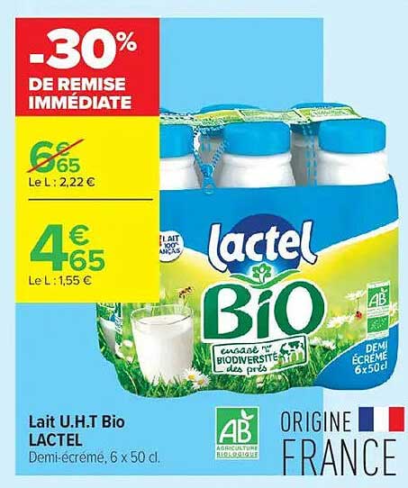 -30% DE REMISE IMMÉDIATE