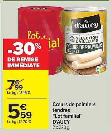 -30% DE REMISE IMMÉDIATE