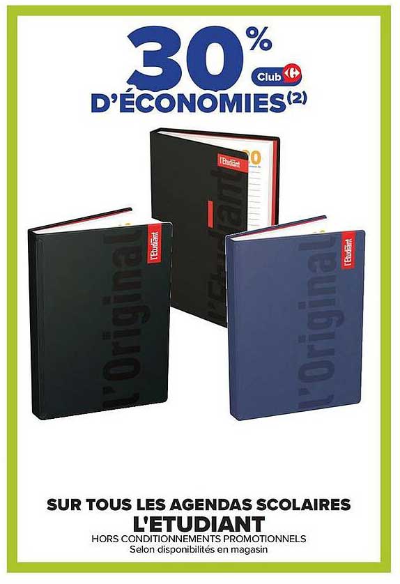 30% D’ÉCONOMIES(2) Club Carrefour