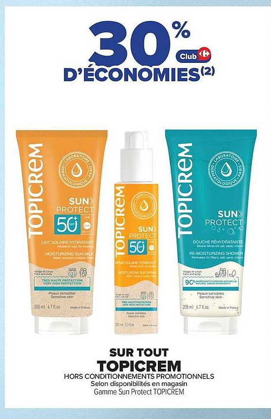 30% d’économies(2) Club Carrefour