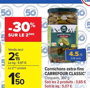 -30% SUR LE 2ÈME