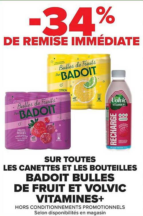 -34% DE REMISE IMMÉDIATE