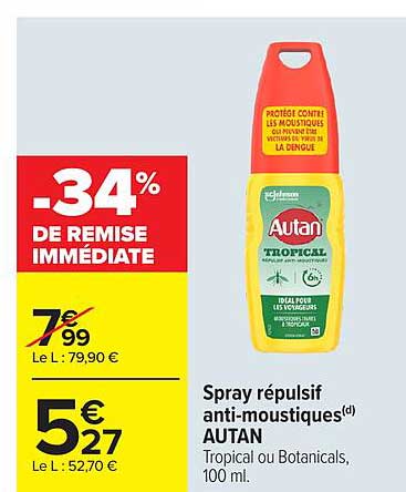 -34% DE REMISE IMMÉDIATE