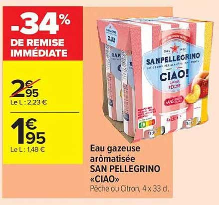 -34% DE REMISE IMMÉDIATE