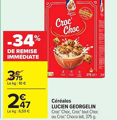 -34% DE REMISE IMMÉDIATE