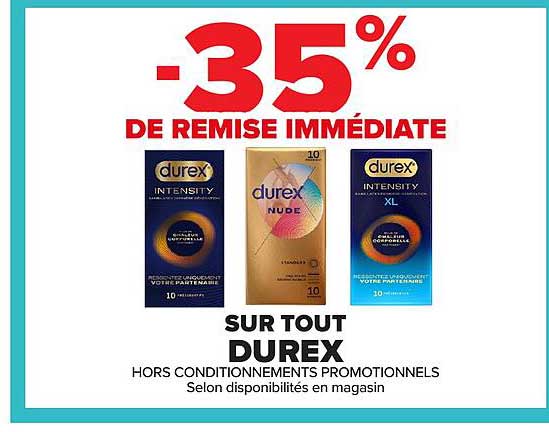 -35% DE REMISE IMMÉDIATE