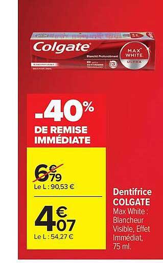 -40% DE REMISE IMMÉDIATE